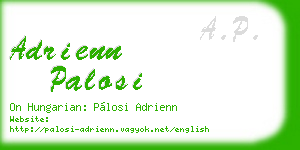 adrienn palosi business card